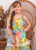 vestido tropical longo (infantil)