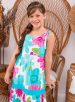 vestido floral azul (infantil)